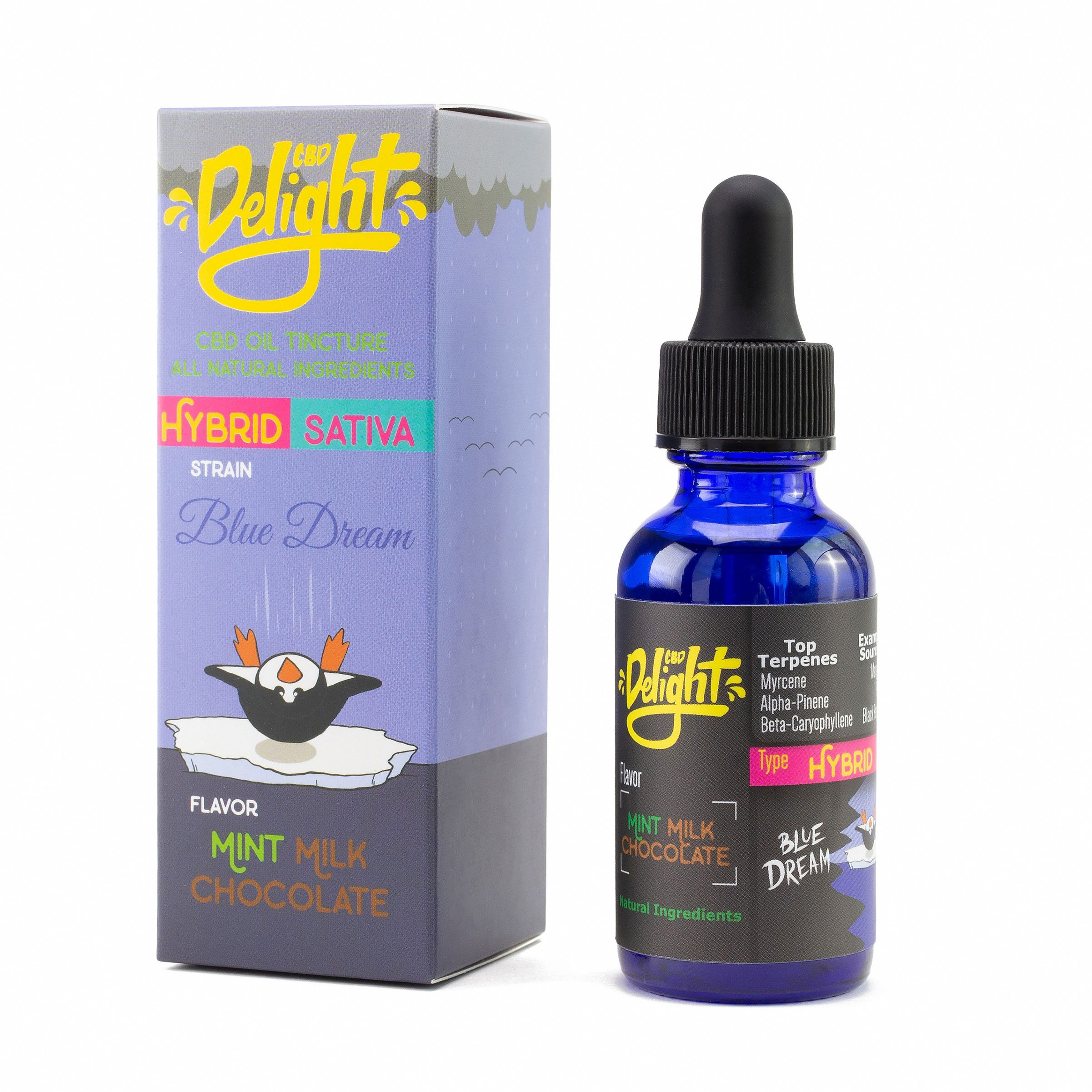 CBD Delight LLC 500mg CBD Oil with Blue Dream Terpenes CBD Delight